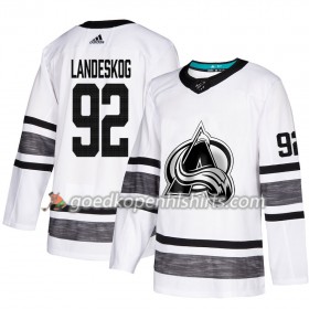 Colorado Avalanche Gabriel Landeskog 92 2019 All-Star Adidas Wit Authentic Shirt - Mannen